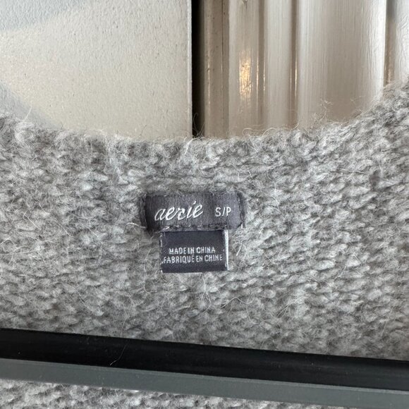 Aerie Alpaca Wool Wrap Swater - Picture 3 of 8